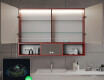 LED Bathroom Cabinet Emma - 2-door 100 x 72cm #9