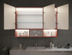LED Bathroom Cabinet Emma - 3-door 100 x 72cm #12