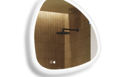 Scáthán seomra folctha dearthóra LED 120x70cm le dath fuar LED 7000K, dath te 3000K nó dath neodrach 4500K