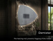 Irregular Mirror LED Lighted decorative design T221 #9