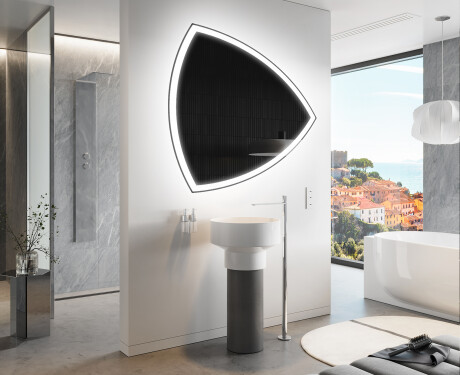 Irregular Mirror LED Lighted decorative design T222 #9