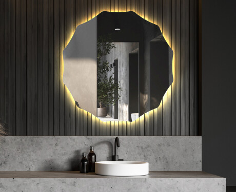 Backlit LED Bathroom Mirror L192 #1