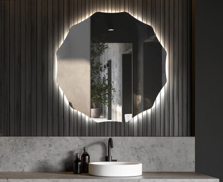 Backlit LED Bathroom Mirror L193 #1