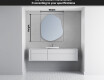Irregular Mirror LED Lighted decorative design E221 #4