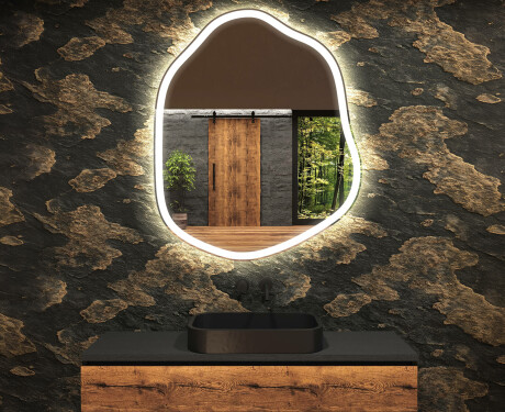 Irregular Mirror LED Lighted decorative design E222