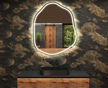 Irregular Mirror LED Lighted decorative design E223