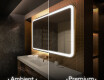 Designer Backlit LED Bathroom Mirror L141 #1