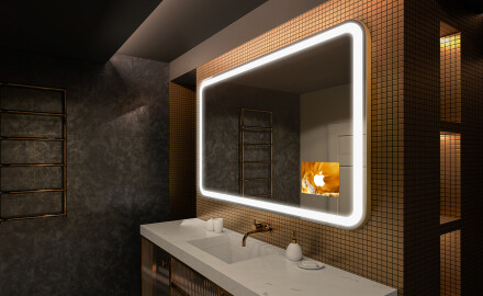 Designer Backlit LED Bathroom Mirror L141