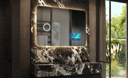 Designer Backlit LED Bathroom Mirror L142