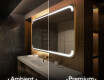 Designer Backlit LED Bathroom Mirror L145 #1