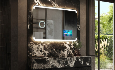 Designer Backlit LED Bathroom Mirror L145