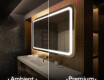 Designer Backlit LED Bathroom Mirror L147 #1