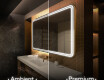 Designer Backlit LED Bathroom Mirror L148 #1