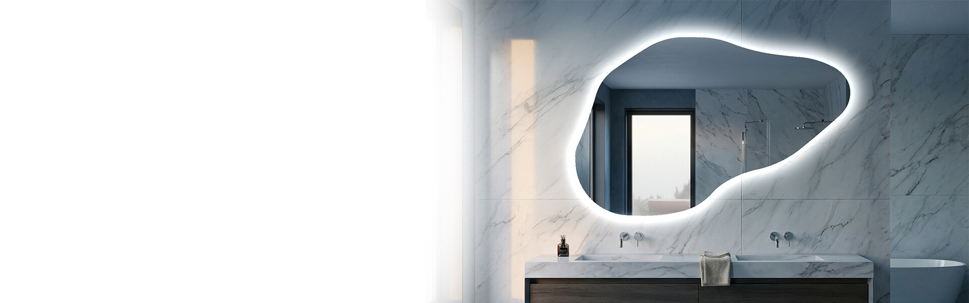 Irregular LED Mirrors